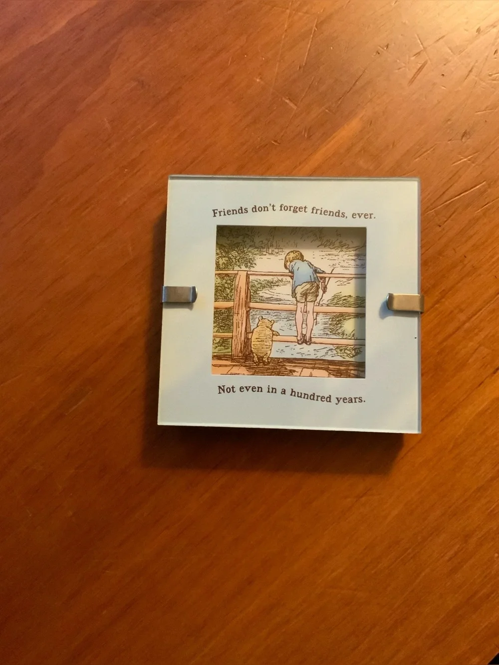 Winnie the Pooh Quote Wall Decor - Light Blue